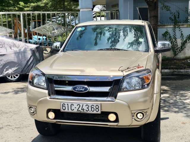 Xe Ford Ranger XLT năm 2009, màu vàng cát, xe nhập còn mới