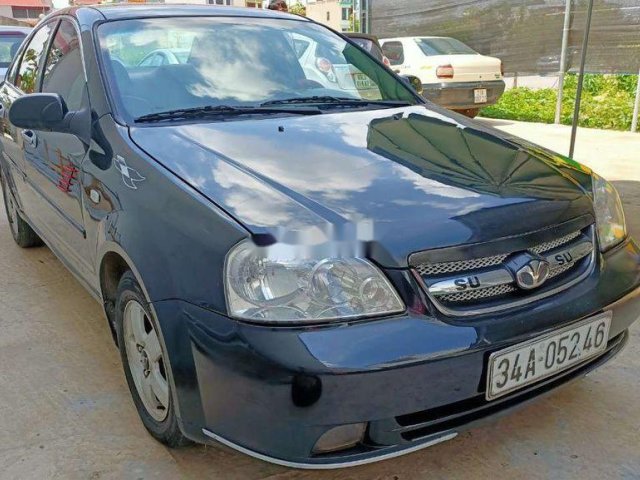 Xe Daewoo Lacetti sản xuất 2009, màu xanh lam còn mới