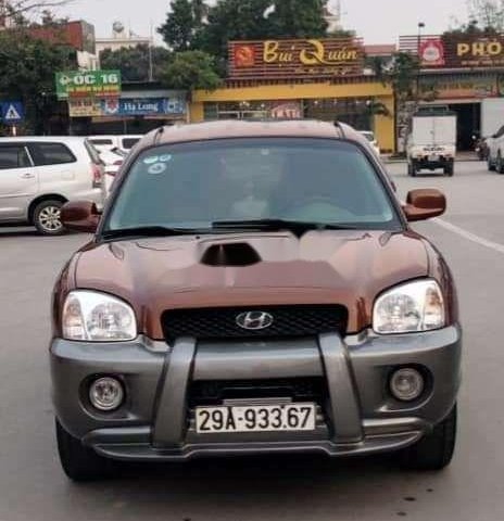 Bán xe Hyundai Santa Fe sản xuất năm 2002, màu nâu, nhập khẩu 