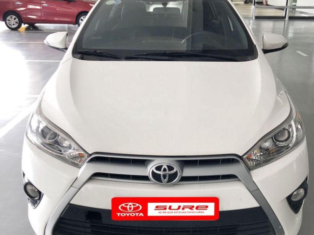 Bán xe Toyota Yaris G đời 2015, màu trắng, xe nhập 