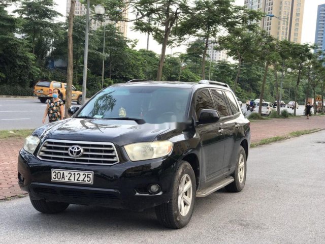 Bán ô tô Toyota Highlander sản xuất 2007, màu đen, 550 triệu0