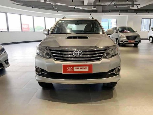 Cần bán lại xe Toyota Fortuner G năm 2015, màu bạc  