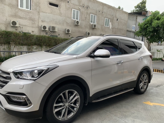 Bán Hyundai Santa Fe sản xuất năm 2016, màu trắng0