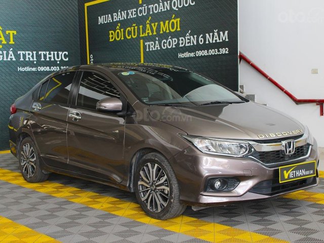 Honda City Top 1.5AT 2017, màu nâu0