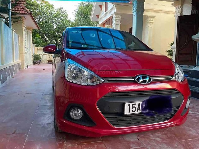 Bán Hyundai Grand i10 1.0AT đời 2016, màu đỏ, xe nhập còn mới 