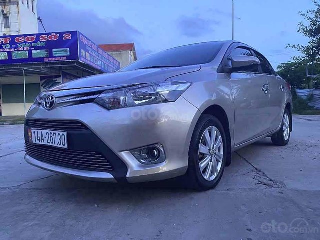 Bán Toyota Vios đời 2017 màu ghi vàng, giá 398tr