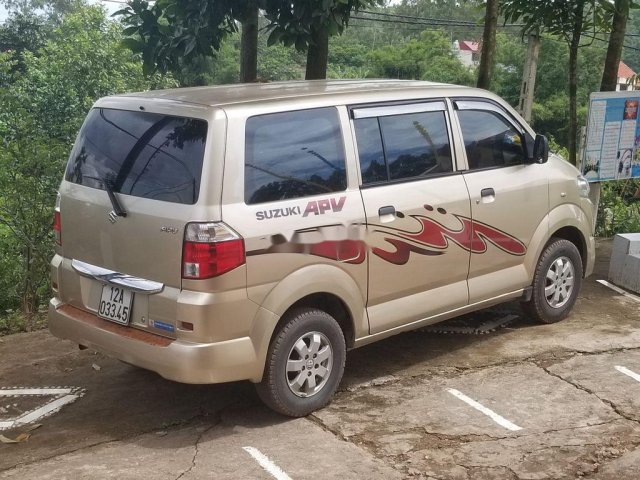 Bán Suzuki APV sản xuất năm 2009, màu vàng cát, 199tr0