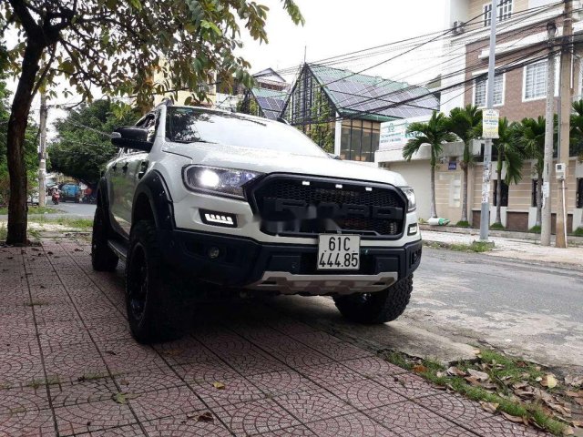 Bán Ford Ranger Wildtrak sản xuất 2016, màu trắng, xe nhập số tự động, full đồ0