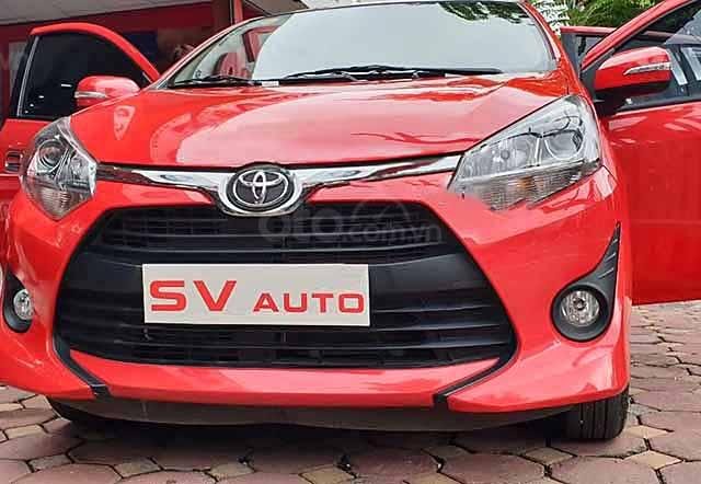 Bán Toyota Wigo 1.2 đời 2019, màu đỏ, xe nhập số tự động0