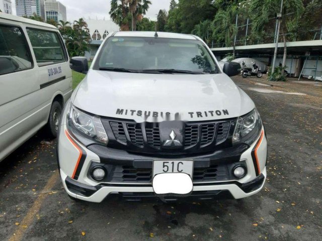 Bán Mitsubishi Triton sản xuất 2018, màu trắng, xe nhập chính chủ