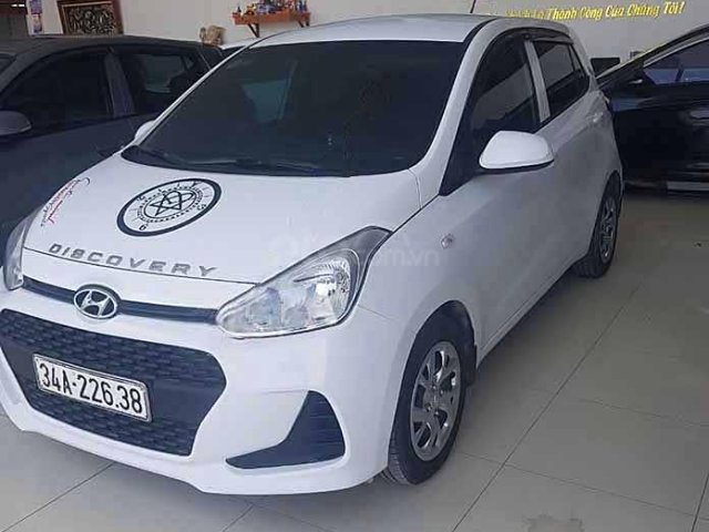 Cần bán lại xe Hyundai Grand i10 MT sản xuất 2018, màu trắng  