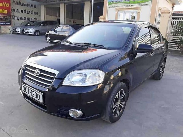 Cần bán Daewoo Gentra SX 1.5 MT đời 2009, màu đen còn mới 