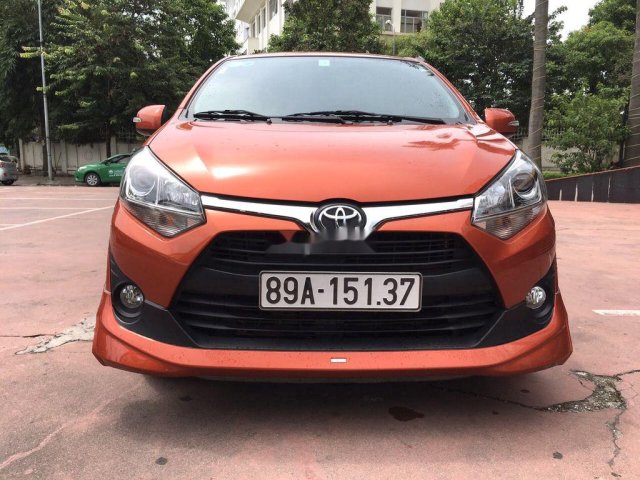 Bán Toyota Wigo đời 2018, xe nhập, màu cam0