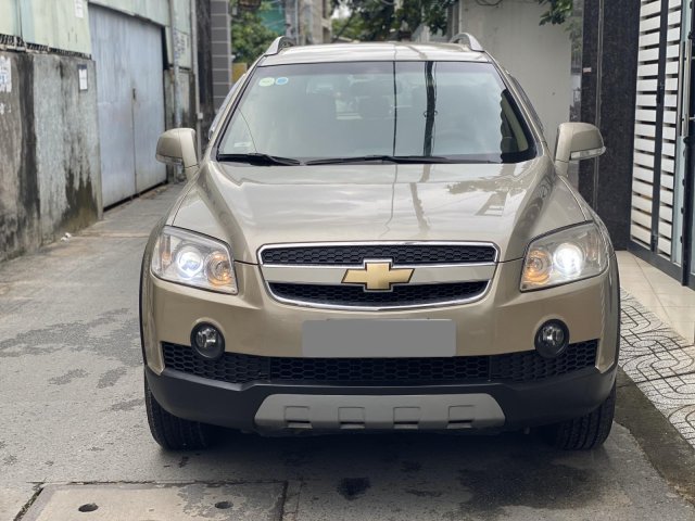 Bán ô tô Chevrolet Captiva năm 2009, màu vàng cát, số sàn, giá 245tr0