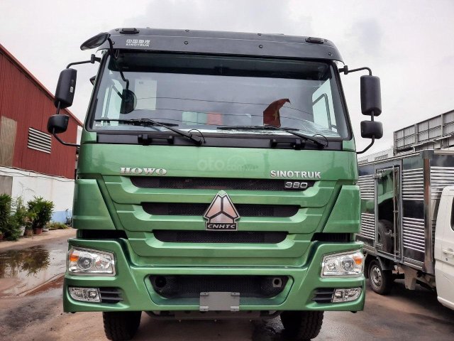 Xe Ben Howo 3 chân Sinotruck máy 380HP tại Hải Phòng - Quảng Ninh0