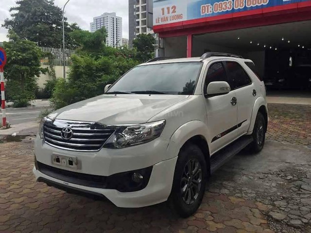 Bán Toyota Fortuner sản xuất 2014, màu trắng còn mới0