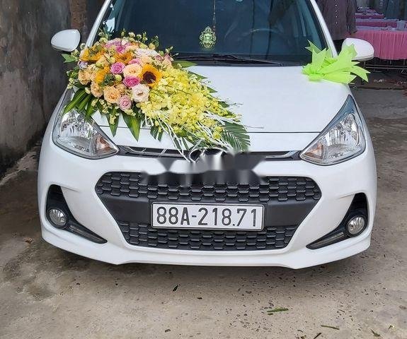 Bán ô tô Hyundai Grand i10 đời 2018, màu trắng0