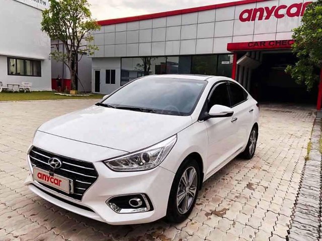 Xe Hyundai Accent năm sản xuất 2019, màu trắng còn mới, 512tr