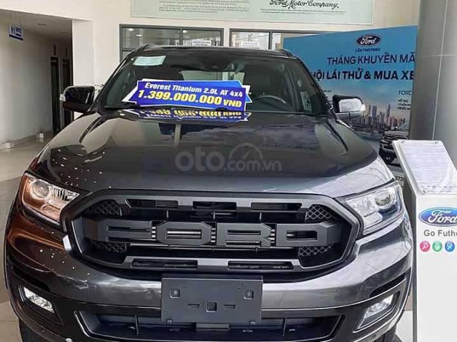 Bán Ford Everest năm 2020, xe nhập, màu xanh đen0