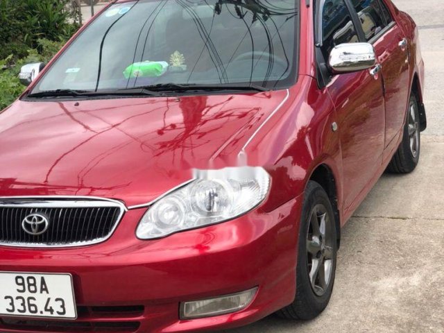 Cần bán lại xe Toyota Corolla Altis 2003, màu đỏ chính chủ, 186tr