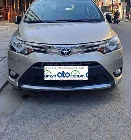 Bán xe Toyota Vios G đời 2017, màu nâu còn mới