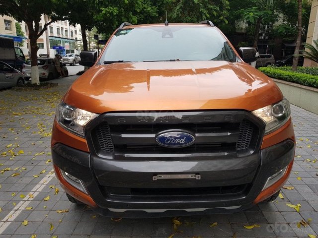 Cần bán xe Ford Ranger AT màu cam, năm sản xuất 2016, giá thấp, giao nhanh toàn quốc0