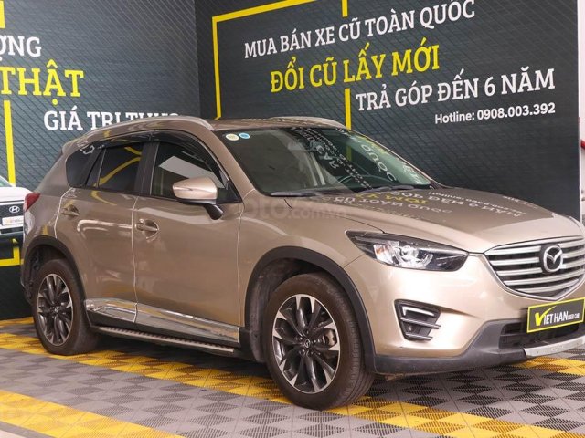 Mazda CX5 2.5AT 2017, màu ghi vàng0