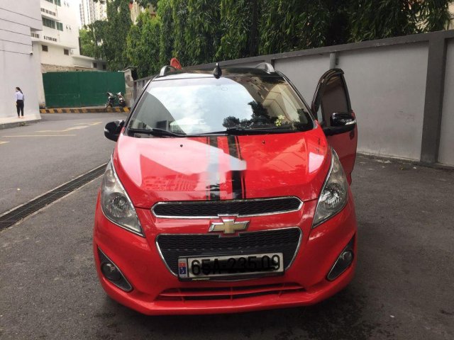 Cần bán gấp Chevrolet Spark sản xuất 2016, màu đỏ, số sàn0