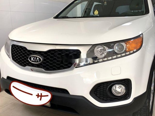 Bán xe Kia Sorento đời 2013, màu trắng số tự động, bản full