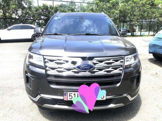 Cần bán lại xe Ford Explorer đời 2018, màu xám, nhập khẩu0