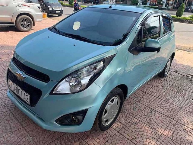 Bán xe Chevrolet Spark LT Van sản xuất năm 2017, màu xanh chính chủ giá cạnh tranh0