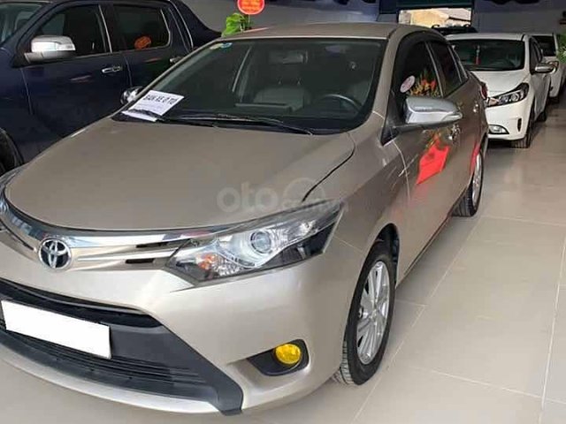 Bán xe Toyota Vios 1.5G đời 2016, màu ghi vàng, giá cạnh tranh0