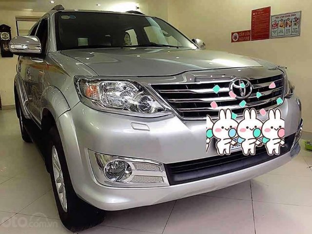 Cần bán gấp Toyota Fortuner năm sản xuất 2013, màu bạc còn mới0