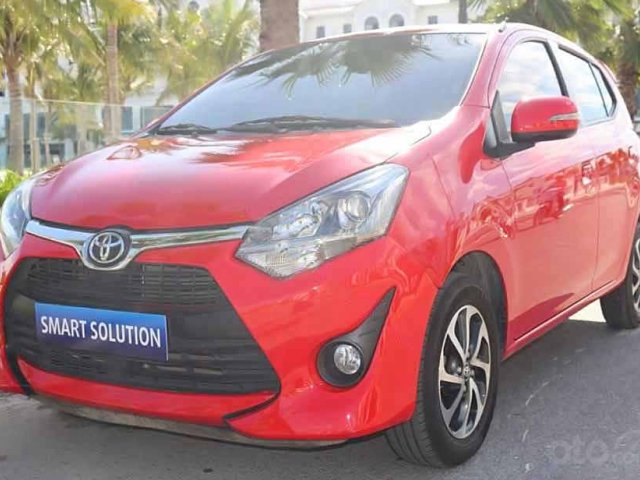 Cần bán lại xe Toyota Wigo năm sản xuất 2019, màu đỏ còn mới0
