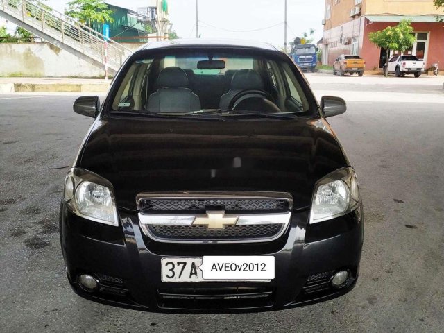 Bán Chevrolet Aveo đời 2012, màu đen, số sàn0