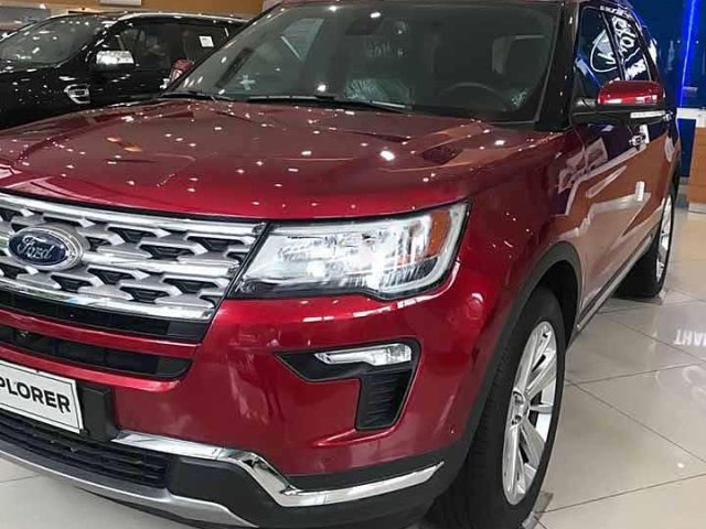 Bán ô tô Ford Explorer sản xuất năm 2020, màu đỏ, xe nhập0