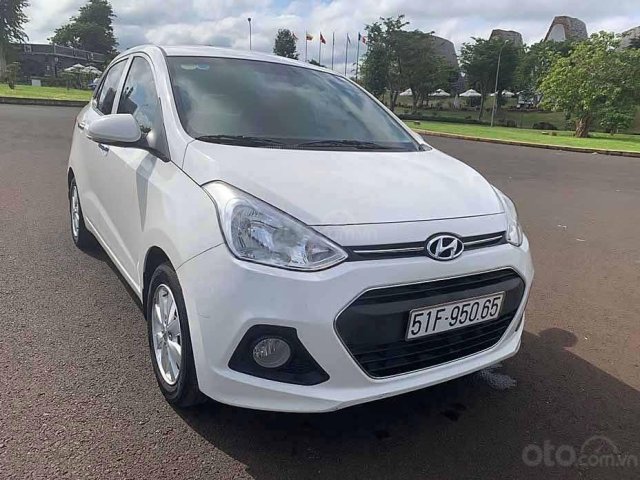 Bán Hyundai Grand i10 1.2 MT đời 2016, màu trắng, nhập khẩu nguyên chiếc còn mới 0