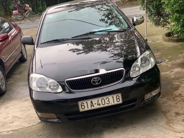 Bán ô tô Toyota Corolla Altis 2002, màu đen, xe nhập 0