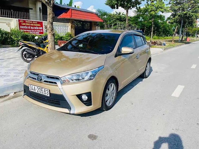 Cần bán lại xe Toyota Yaris G 2017, màu vàng, xe nhập còn mới