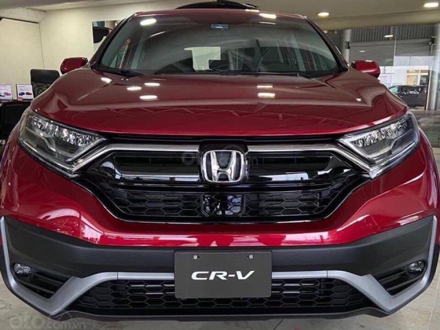 Honda CRV 2021 tại Đồng Nai bản L màu đỏ, ưu đãi khủng, giao ngay, trả trước từ 300tr nhận xe0