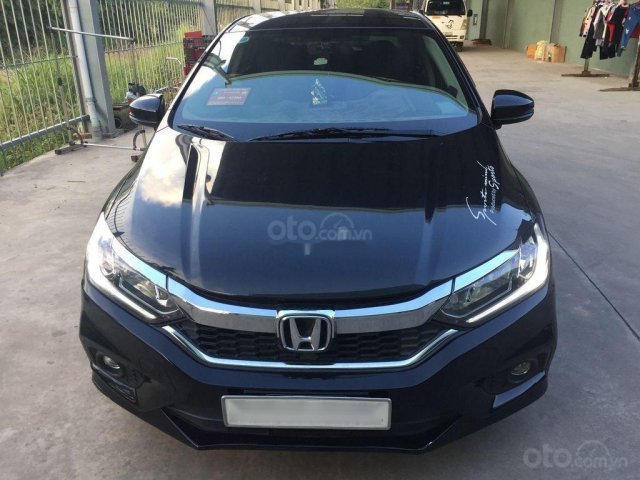 Bán xe Honda City sản xuất năm 2018, màu đen xe gia đình0