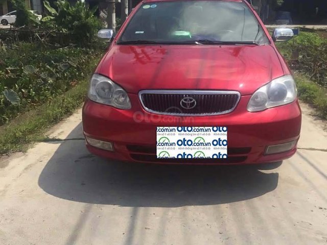 Bán xe Toyota Corolla Altis sản xuất 2003, màu đỏ, chính chủ 