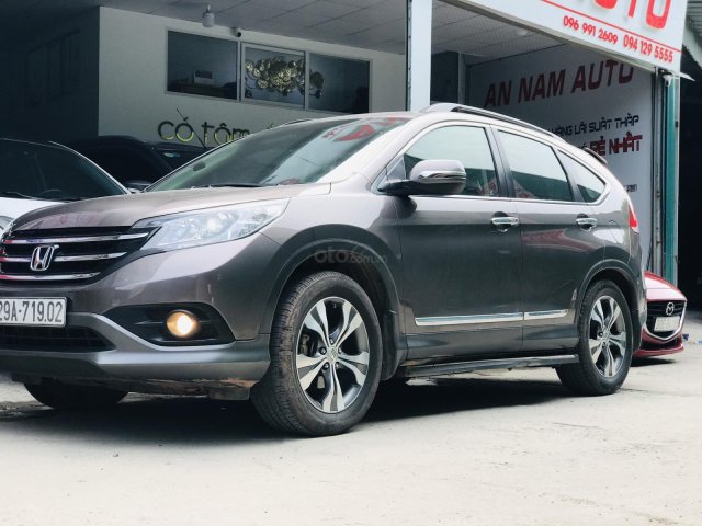 Cần bán xe Honda CRV 2.4 sản xuất năm 2013, biển Hà Nội, màu ghi đen, chạy chuẩn 80 000 km0