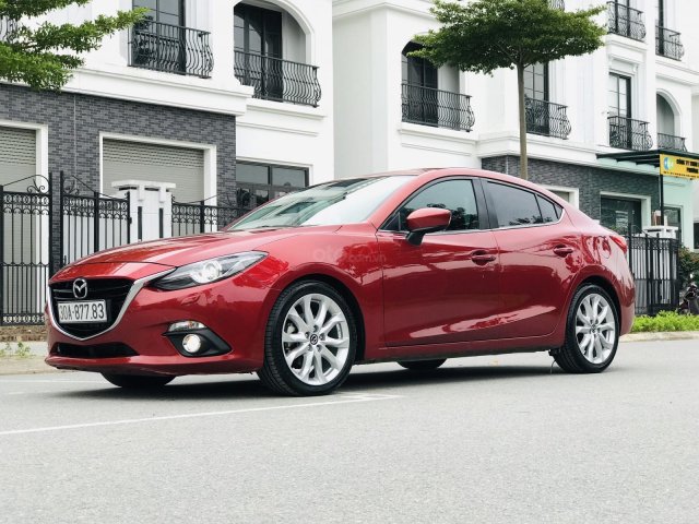 Bán Mazda 3 2.0 đời 2015, 1 chủ biển HN, màu đỏ xe đẹp xuất sắc0