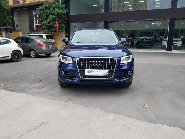 Bán Audi Q5 2.0 TFSI Quattro sản xuất 2013, đăng ký 2014, màu xanh0