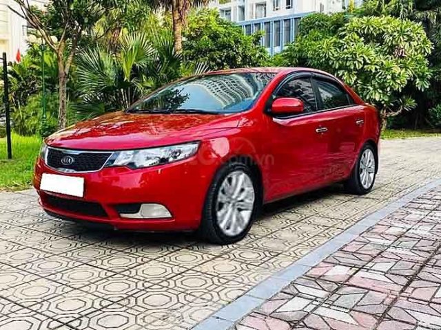 Cần bán lại xe Kia Forte SX 1.6 AT sản xuất 2013, màu đỏ còn mới