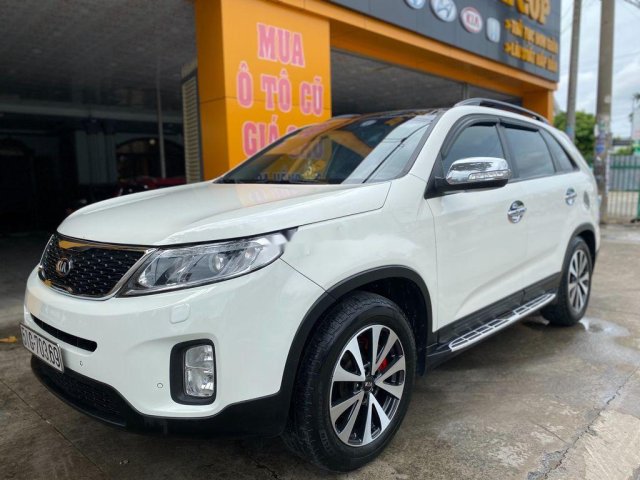 Bán xe Kia Sorento sản xuất 2014, màu trắng, full option0