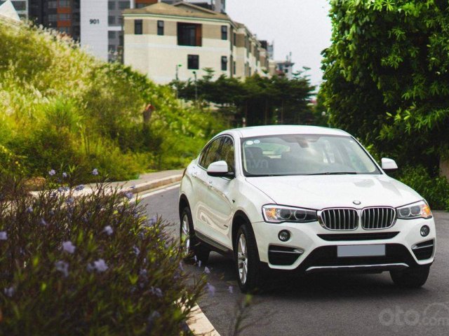 BMW X4 trắng/kem SX 2014, tư nhân một chủ từ đầu, biển Hà Nội