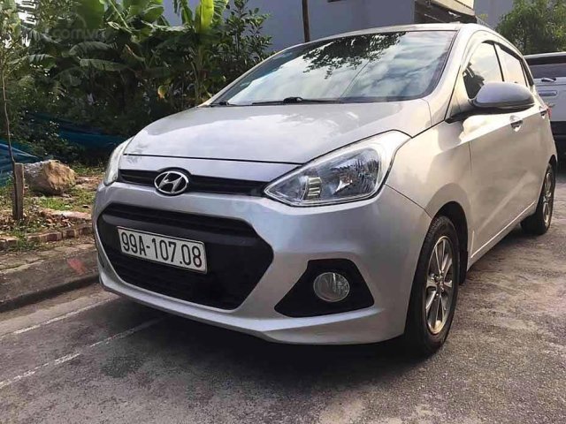 Bán Hyundai Grand i10 sản xuất 2015, màu bạc, nhập khẩu  0