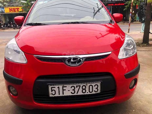 Bán xe Hyundai Grand i10 sản xuất năm 2010, màu đỏ, xe nhập 